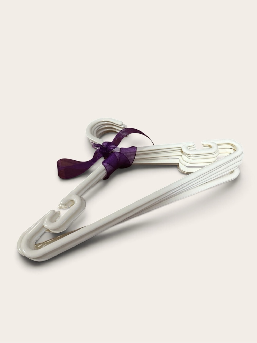 White Mini Women's Fashion Hangers - Set of 9